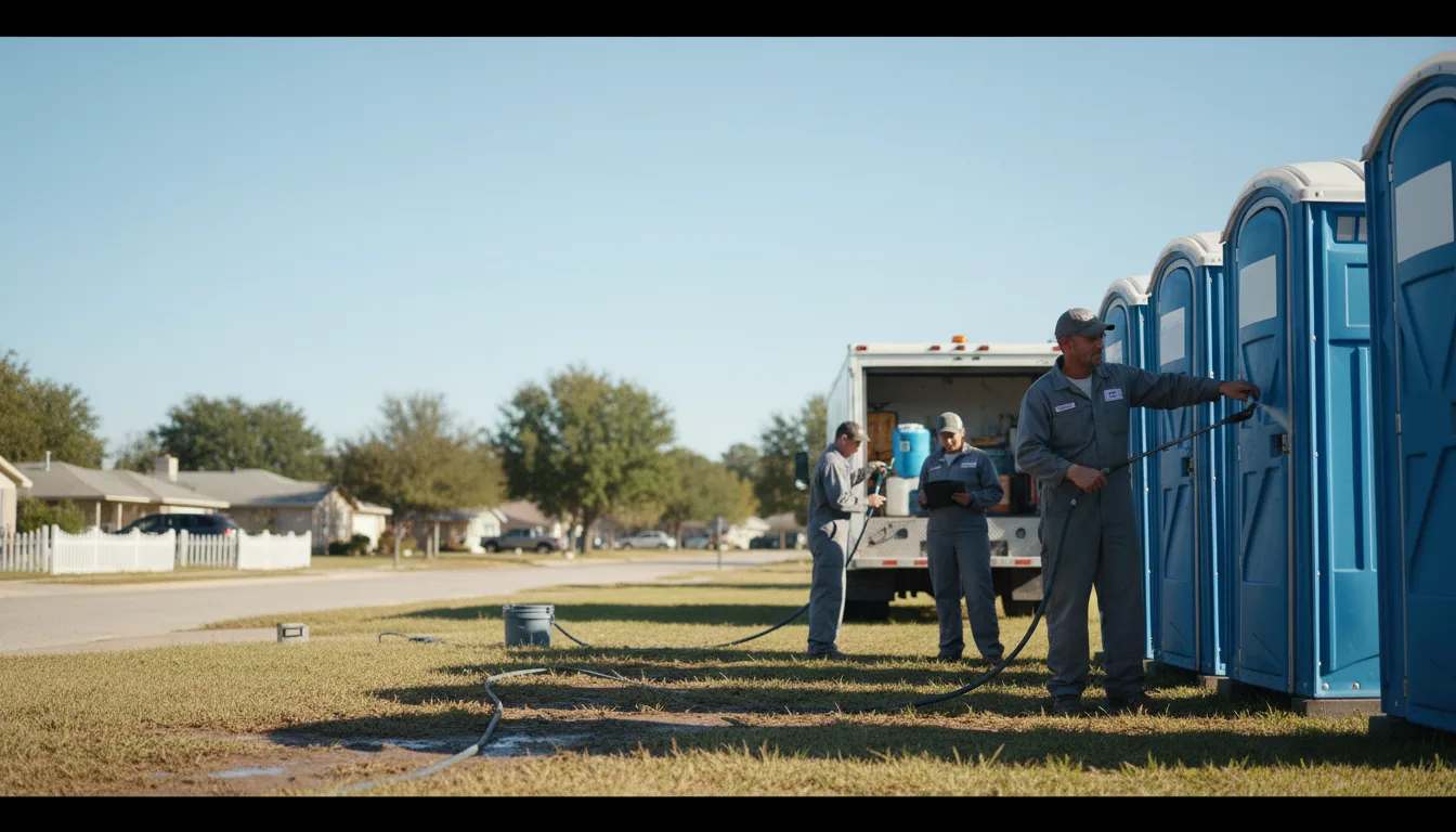 Long-Term Portable Toilet Rental in Woolford, MD near me